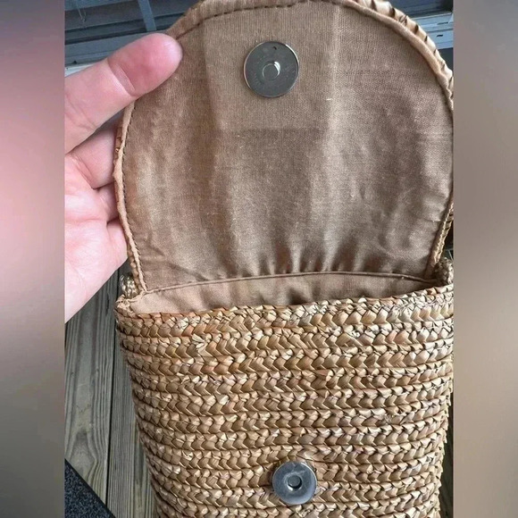Vintage Wimberly Jute Crossbody Mini Bag - Picture 7 of 9